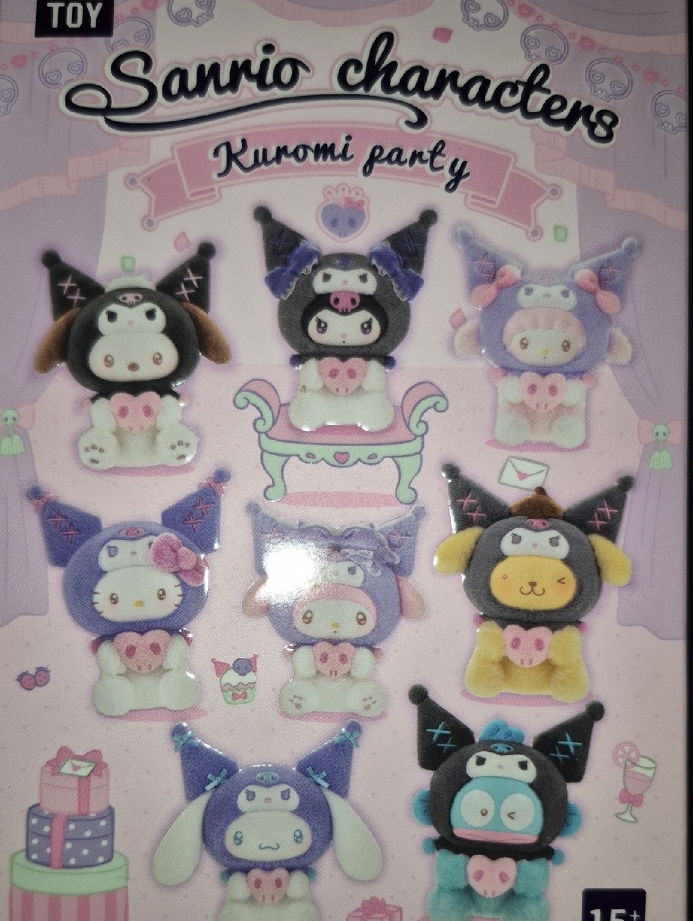 Sanrio Characters Kuromi Plush Pendant Blindbox